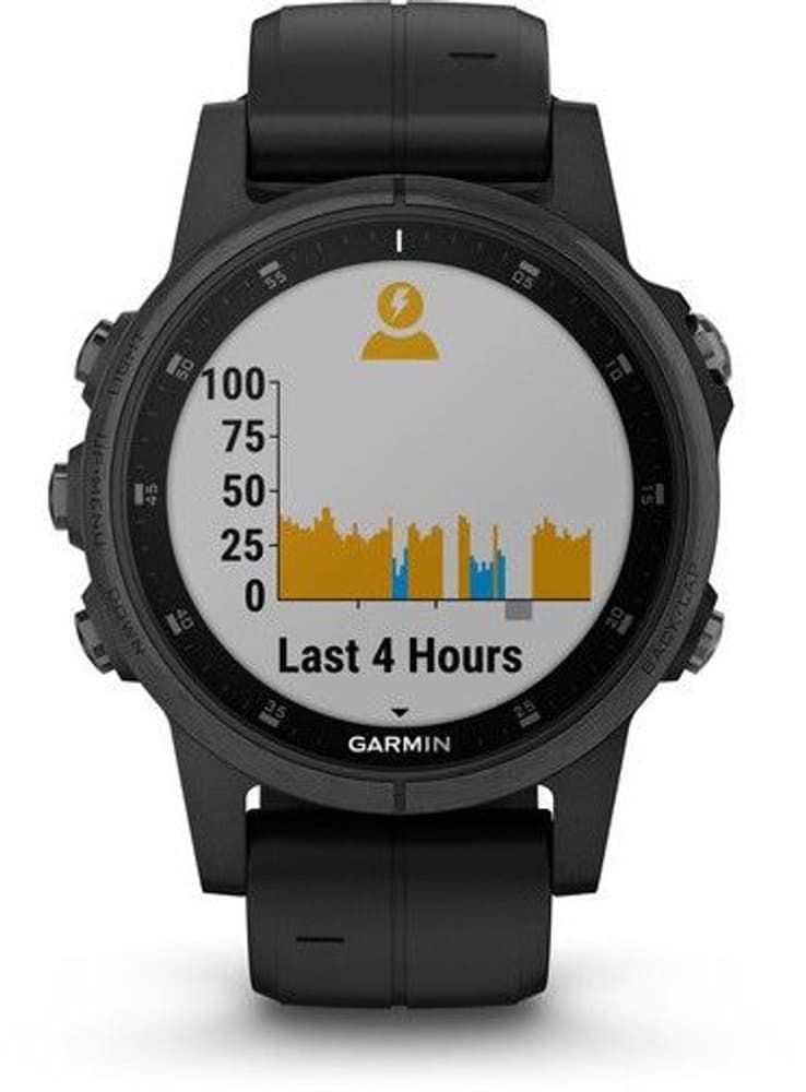 Fenix 5S Plus Sapphire Svart, view: 2