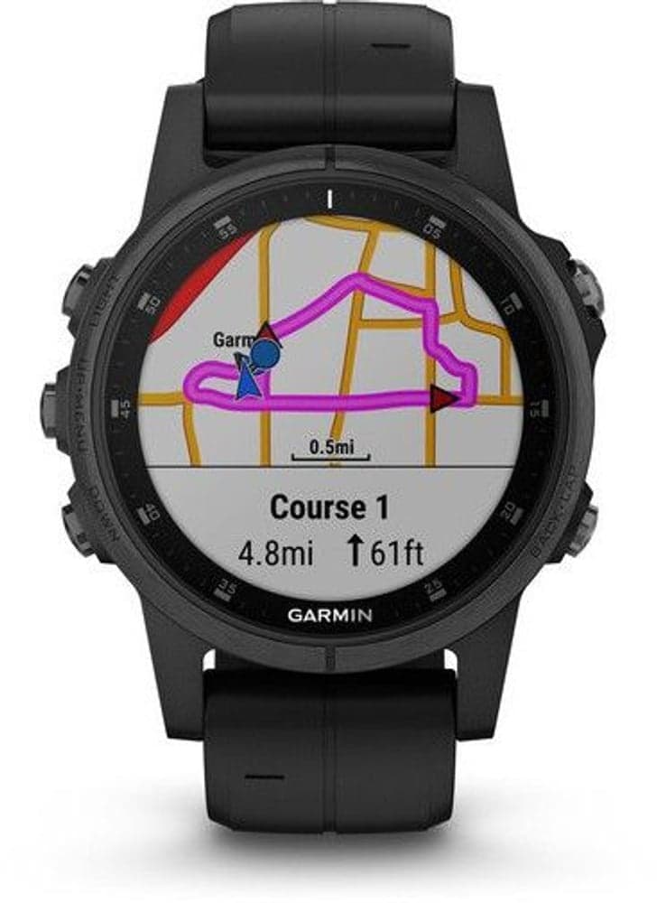 Fenix 5S Plus Sapphire Svart, view: 3