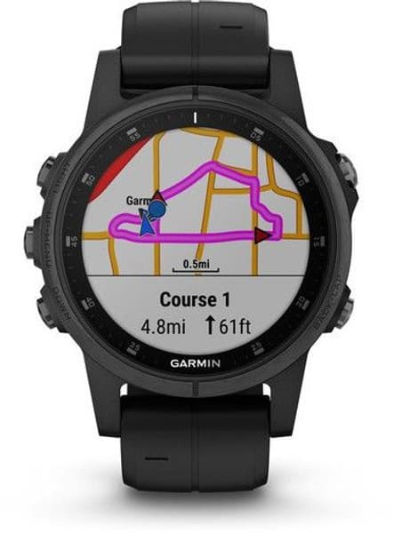 Fenix 5S Plus Sapphire Svart, view: 3