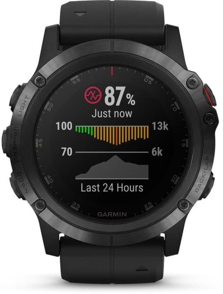 Fenix 5X Plus Sapphire Svart, view: 10