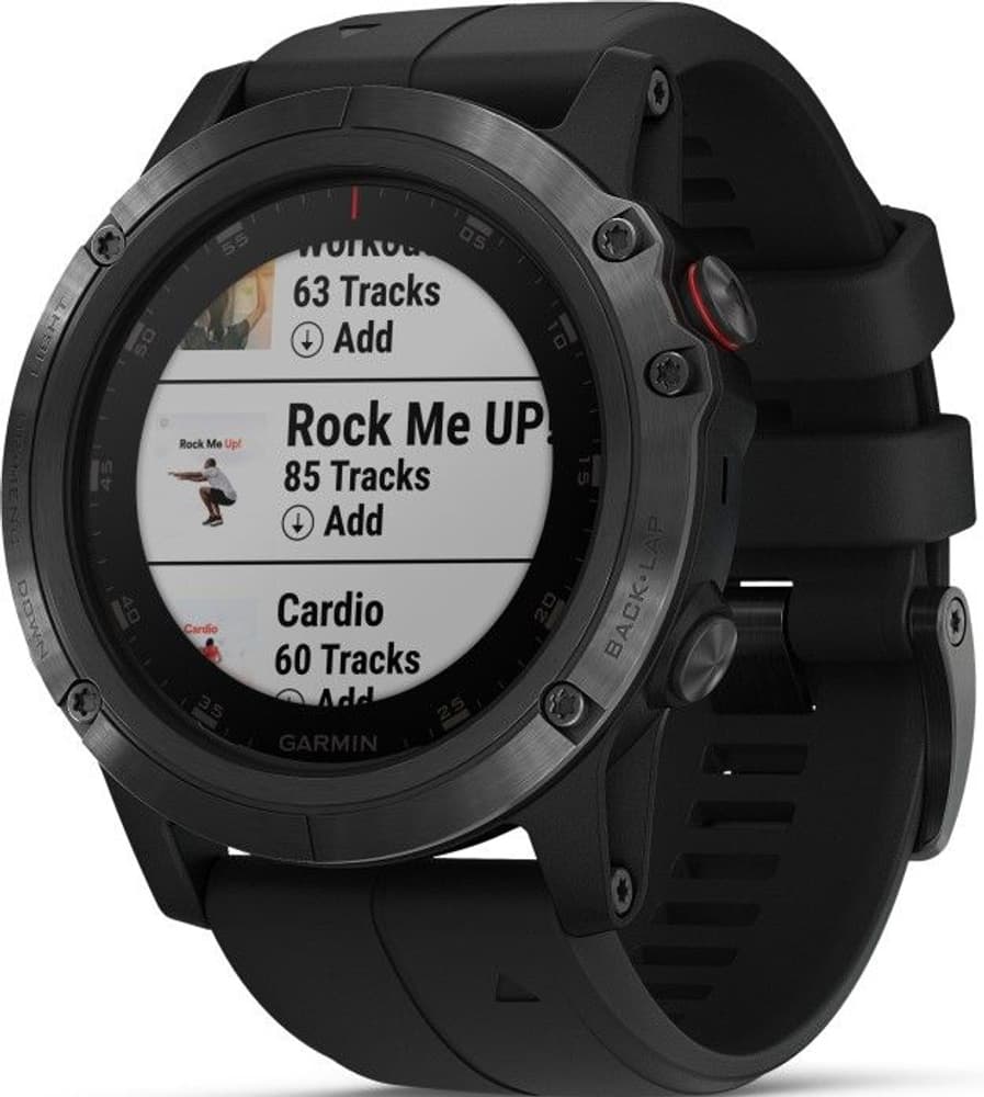 Fenix 5X Plus Sapphire Svart, view: 4