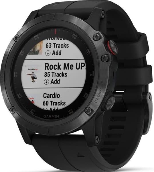 Fenix 5X Plus Sapphire Svart, view: 4