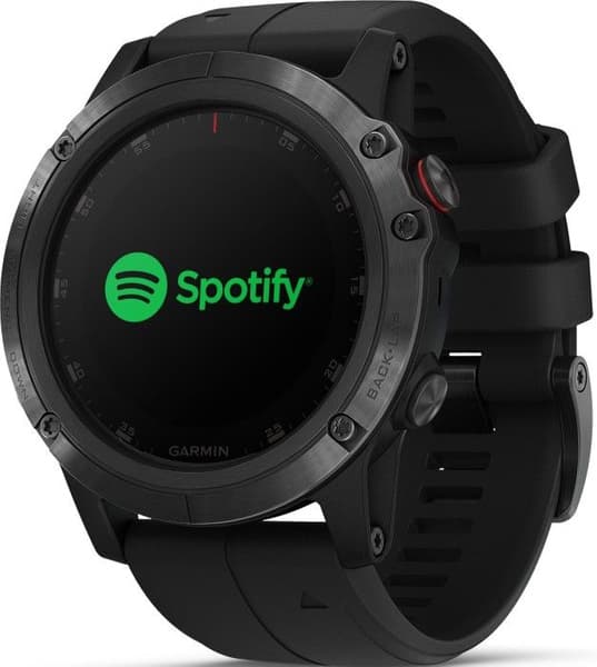 Fenix 5X Plus Sapphire Svart, view: 1