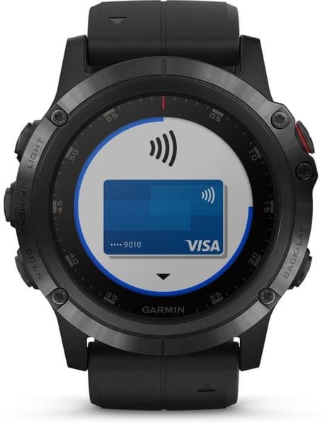 Fenix 5X Plus Sapphire Svart, view: 9