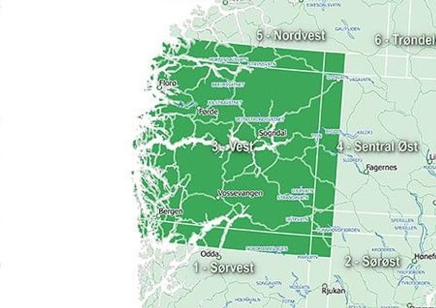 TOPO Norway Premium v3, 3 - Vest, view: 1