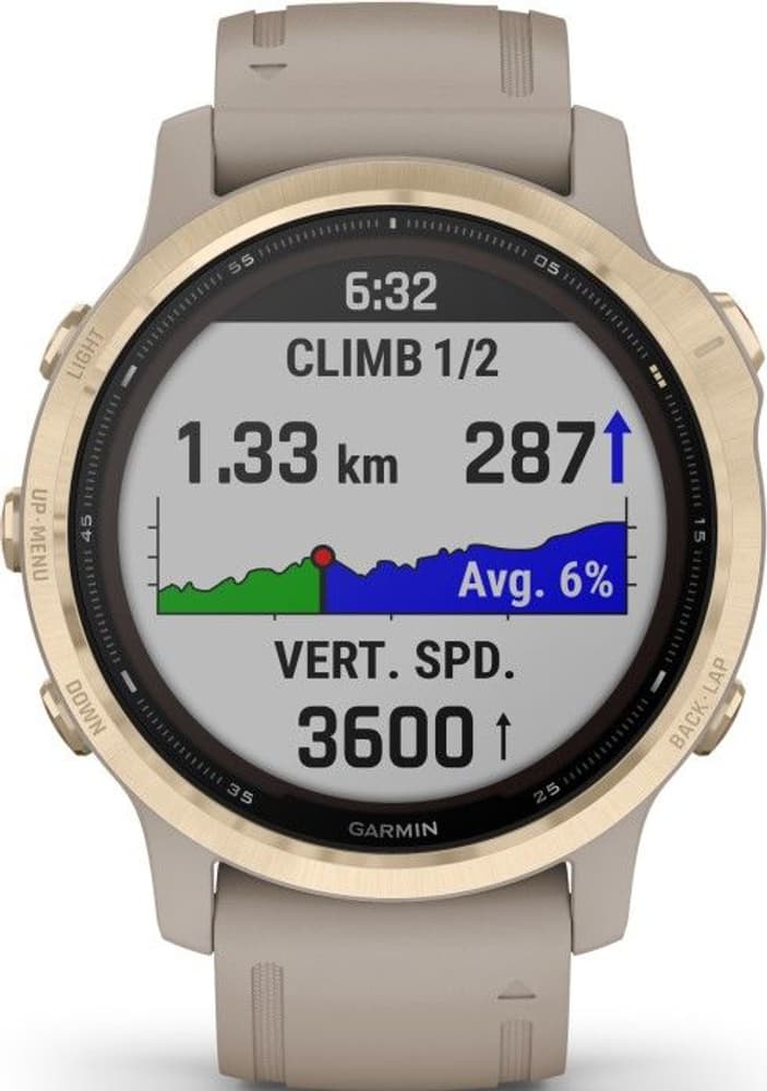 Fenix 6S Pro Solar Lt Gold/Sand, view: 6