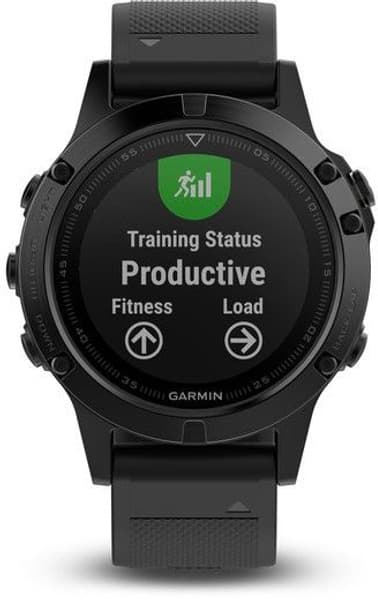 Fenix 5 Sapphire med svart band, view: 1