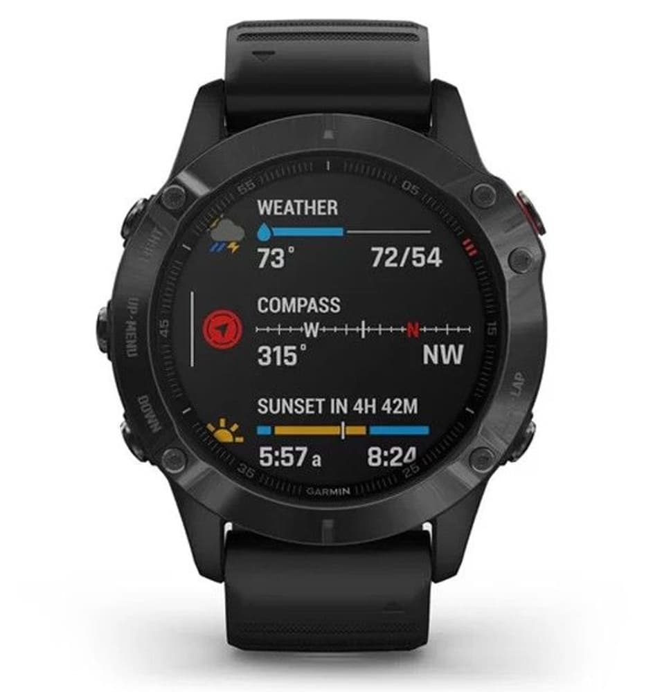 Fenix 6 Pro Black with Black Band, view: 2