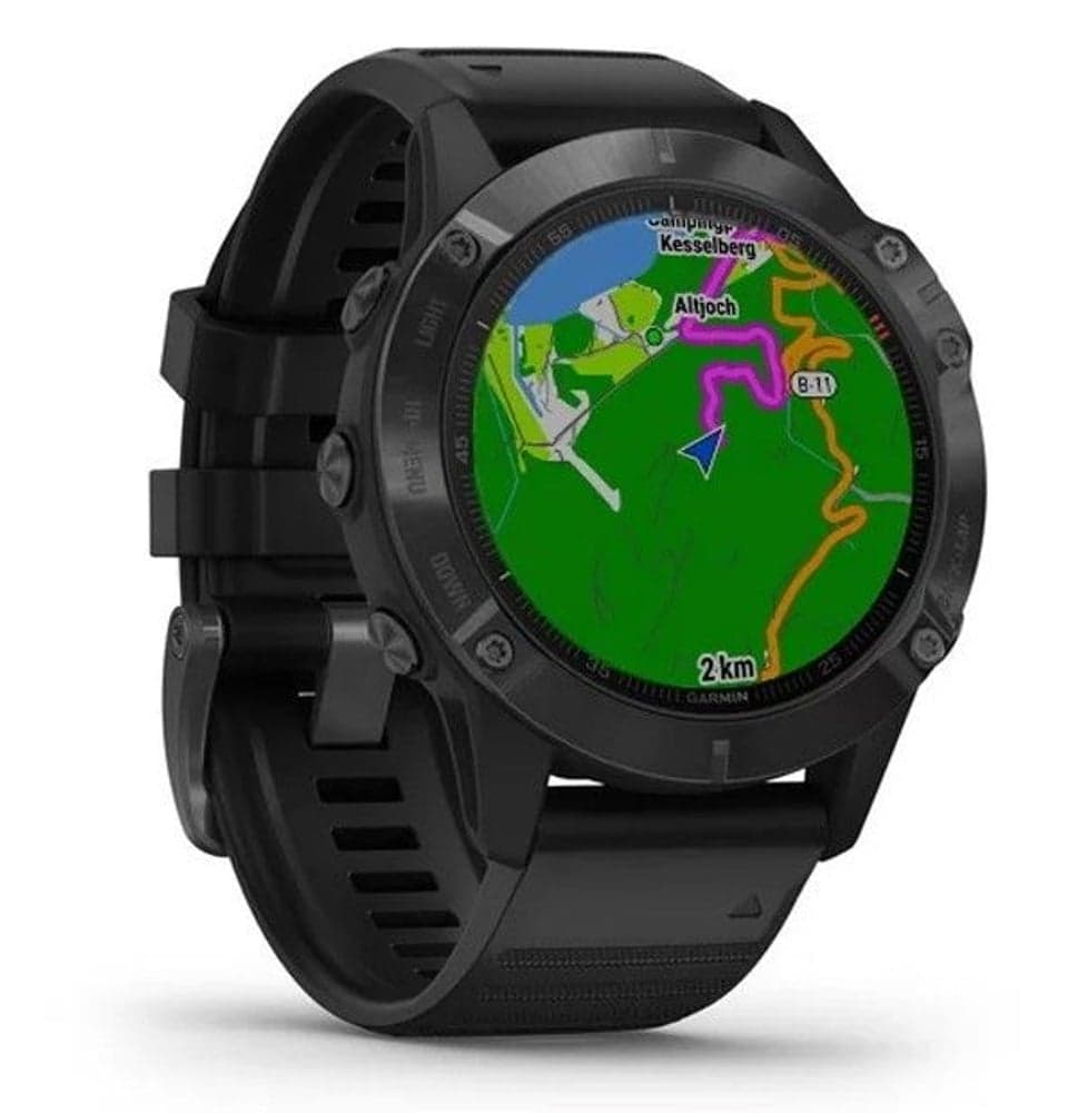 Fenix 6X Pro Black with Black Band, view: 1