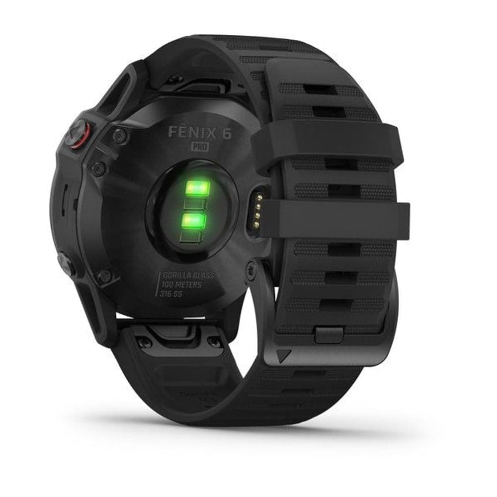 Fenix 6X Pro Black with Black Band, view: 3