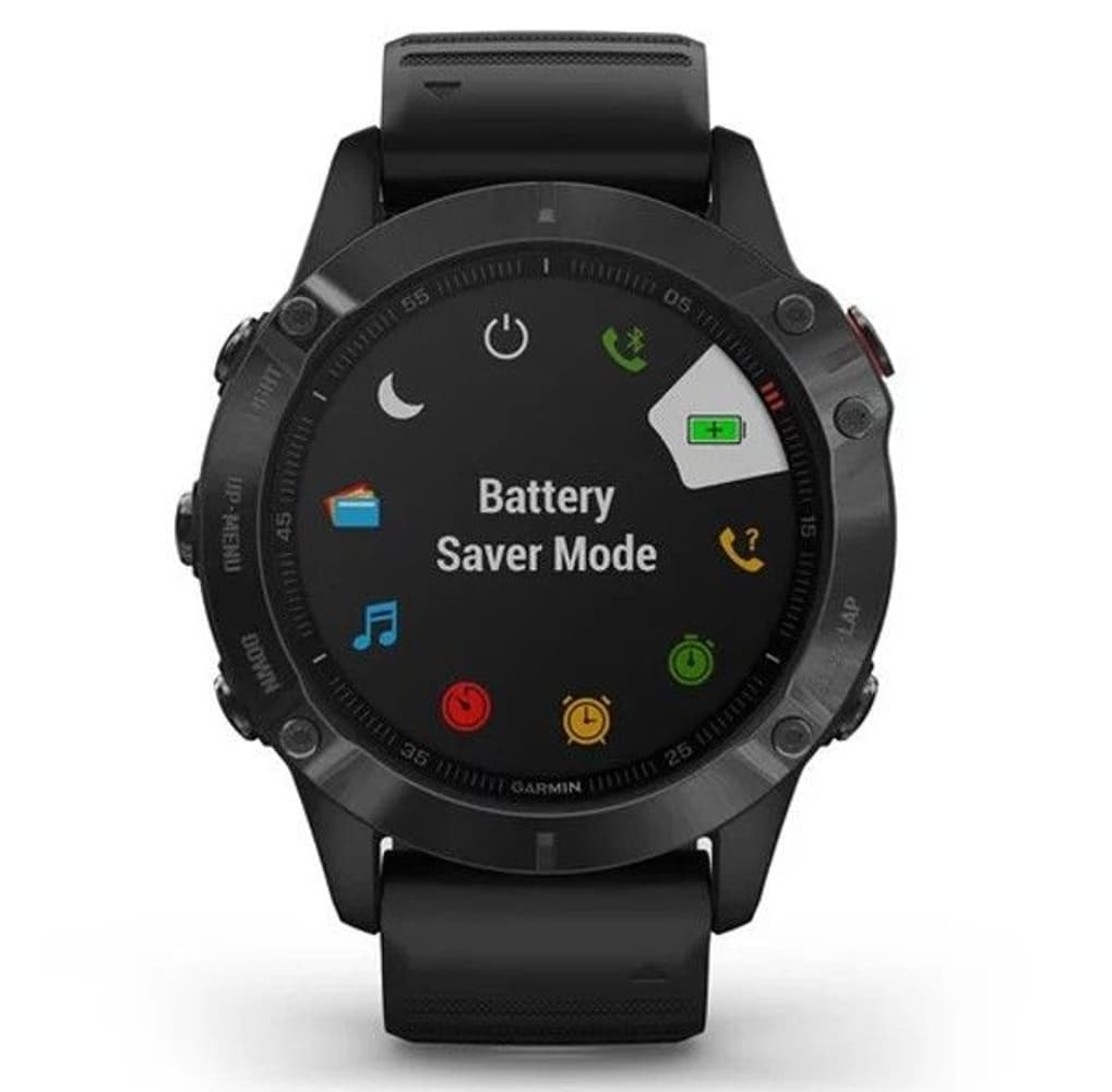 Fenix 6X Pro Black with Black Band, view: 2