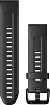 QuickFit 20 mm Black Silicone Band