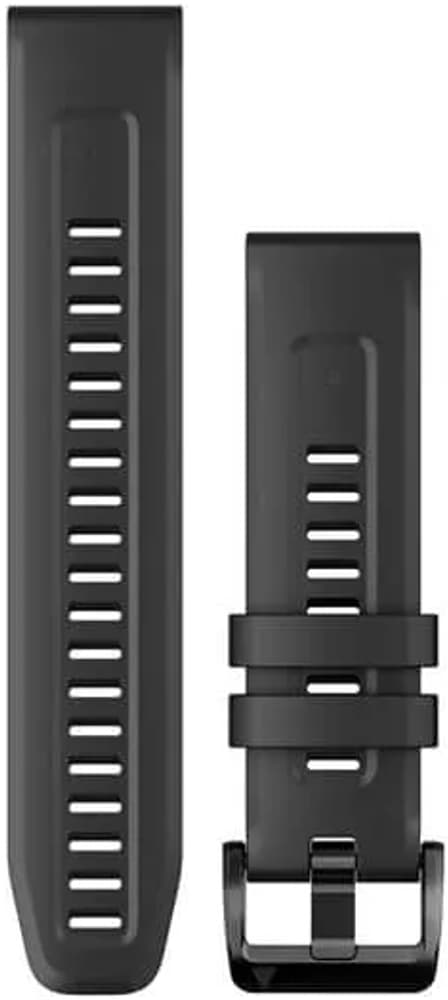 QuickFit 22 mm Black Silicone Band, view: 0
