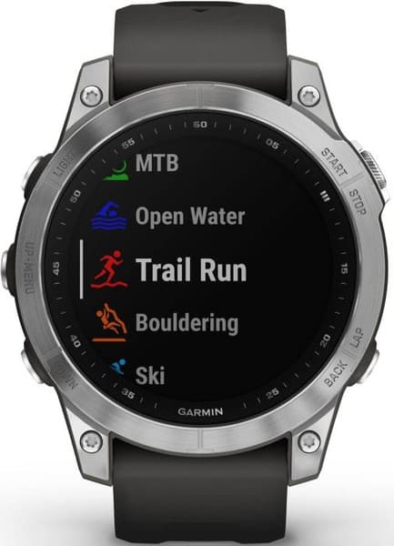 Fenix 7 Silver with Graphite Band, view: 0