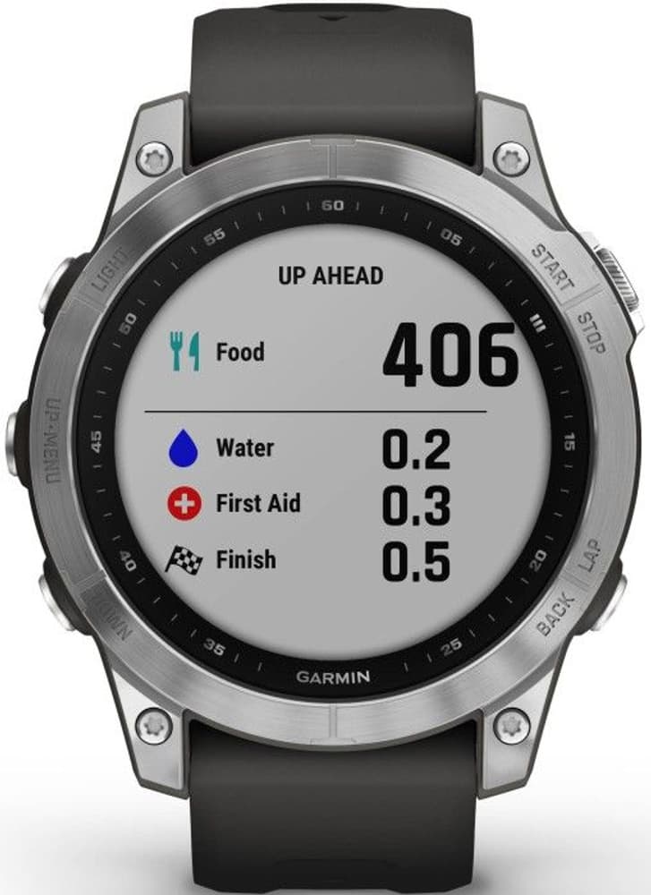 Fenix 7 Silver with Graphite Band, view: 7