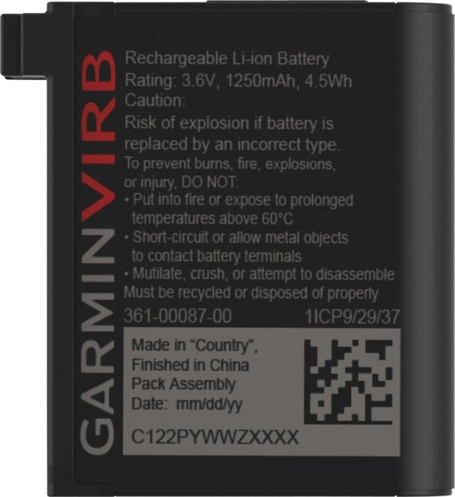 Laddningsbart batteri VIRB Ultra, view: 0