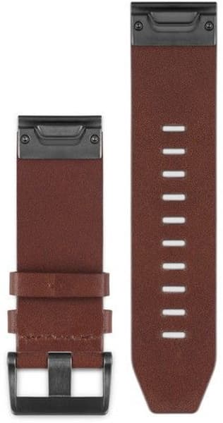 QuickFit 22 mm Armband Brunt Läder, view: 1