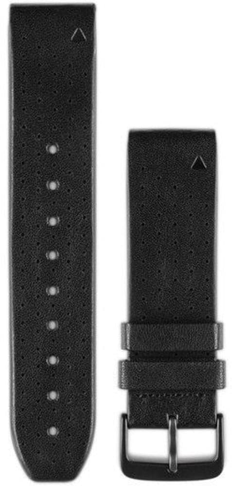 QuickFit 22 mm Armband Svart Läder, view: 0