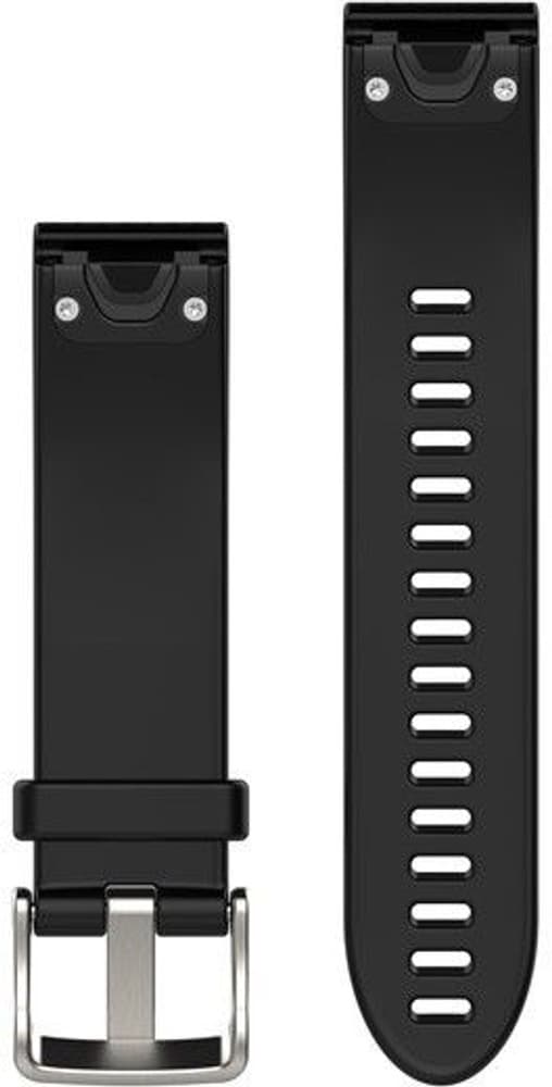 QuickFit 20 mm Armband Svart Silikon, view: 1
