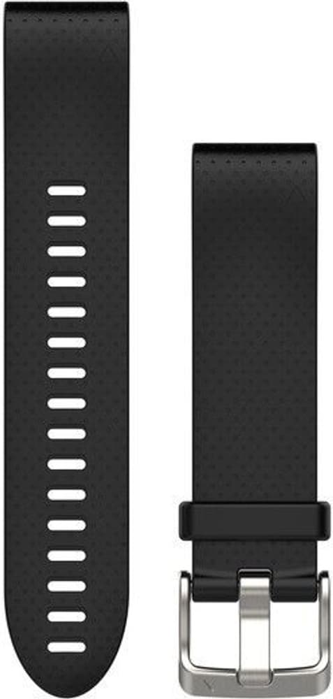 QuickFit 20 mm Armband Svart Silikon, view: 0