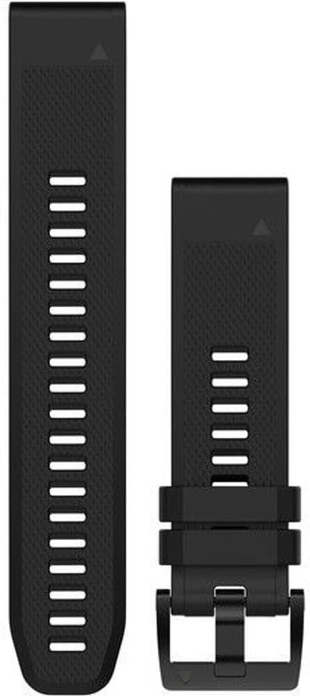 QuickFit 22 mm Armband Svart Silikon, view: 0