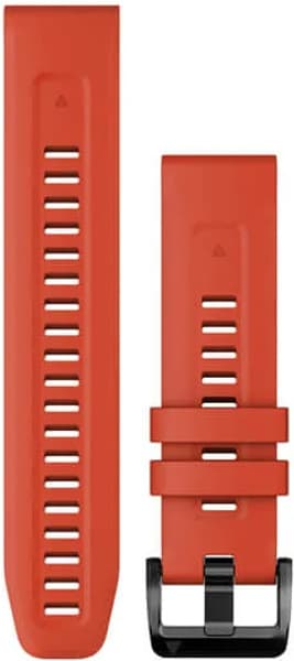 QuickFit 22 mm Flame Red Silicone Band, view: 0