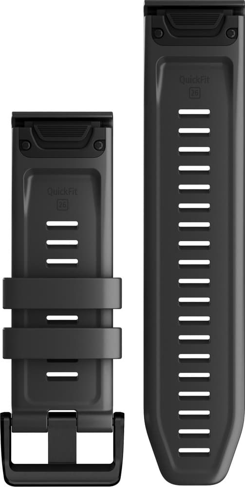 QuickFit 26 mm Graphite Silicone Band, view: 1