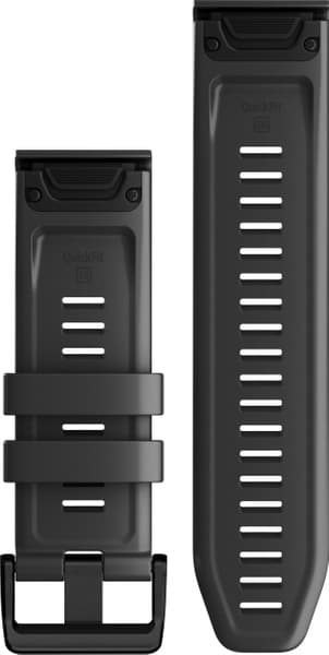 QuickFit 26 mm Graphite Silicone Band, view: 1