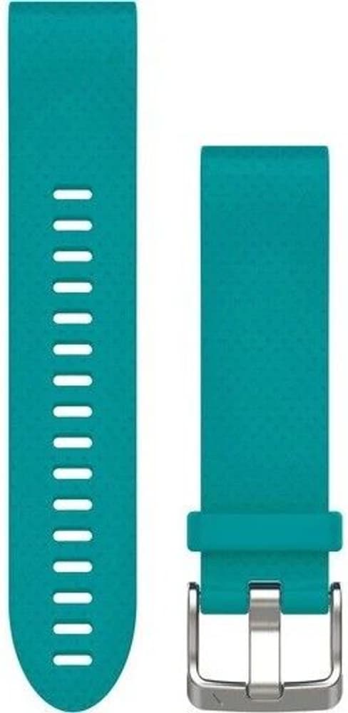 QuickFit 20 mm Armband Turkos Silikon, view: 0