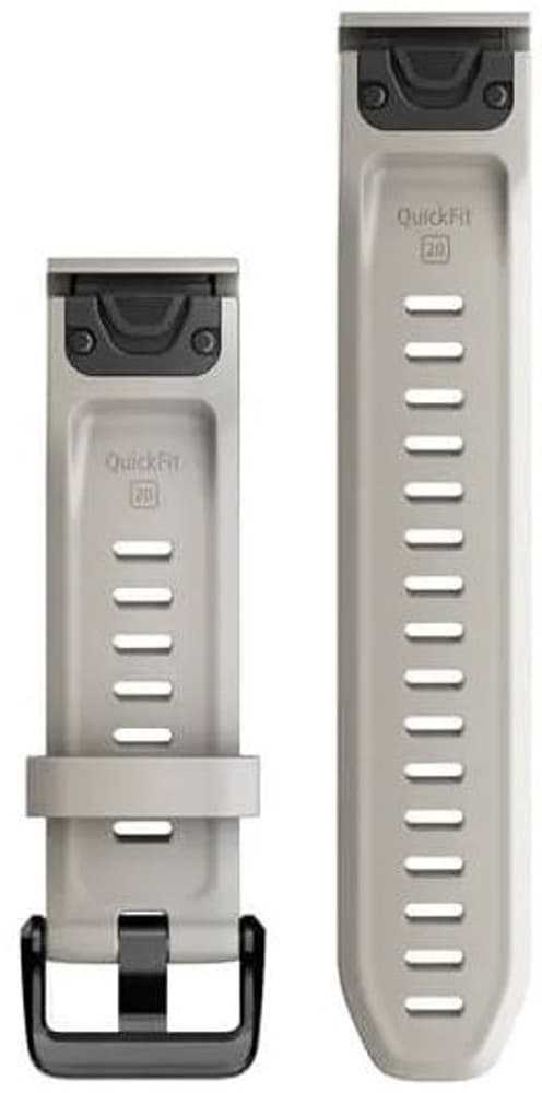 QuickFit 20 mm Light Sand Silicone Band, view: 1