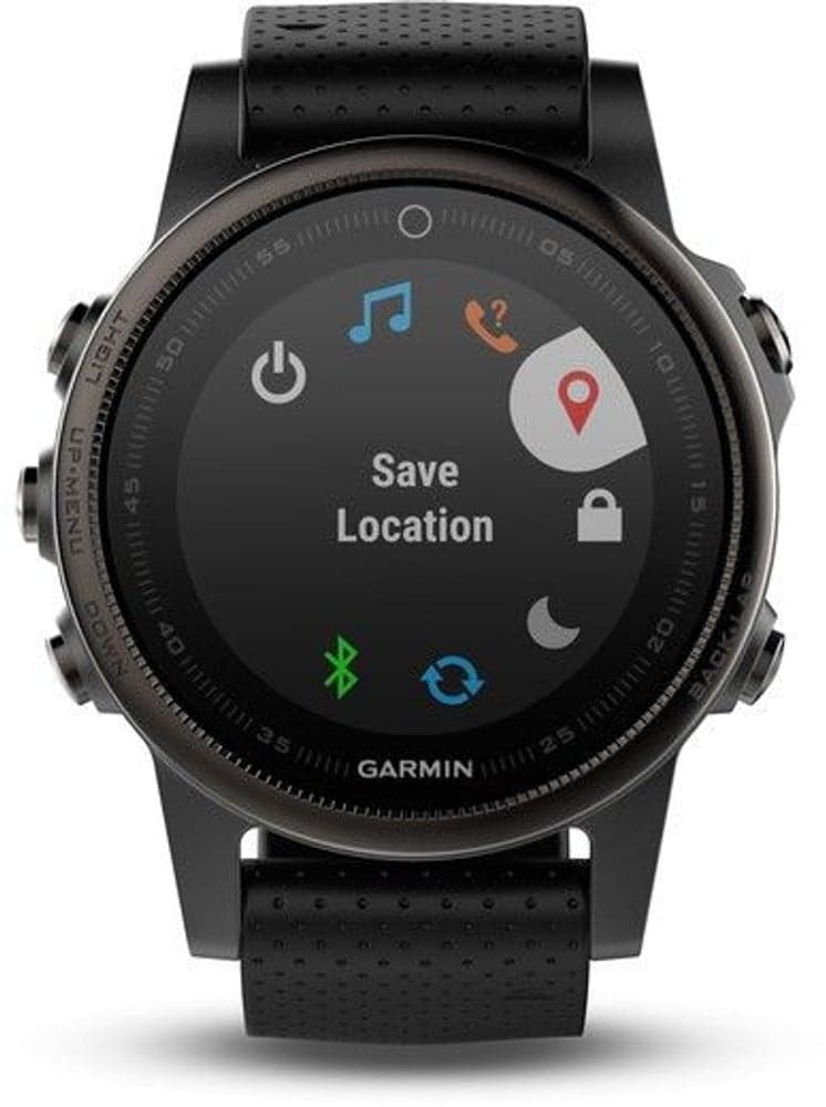 Fenix 5 Skiffergrå med svart armband, view: 1