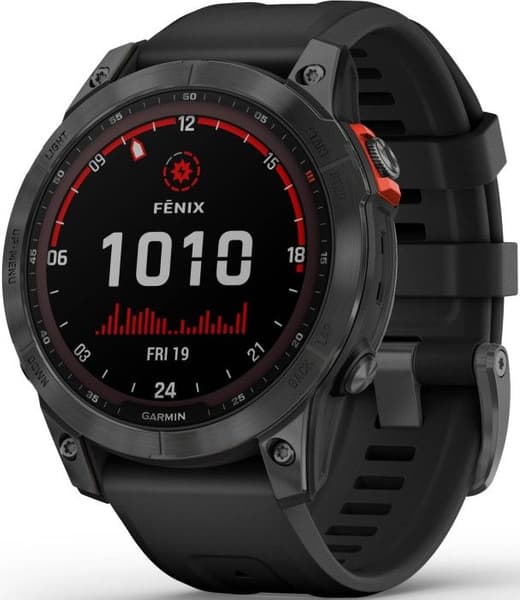 Fenix 7 Solar Slate Grey with Black Band, view: 1