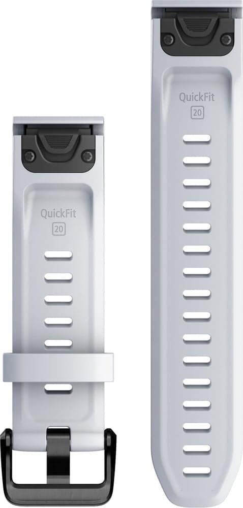 QuickFit 20 mm Whitestone Silicone Band, view: 1