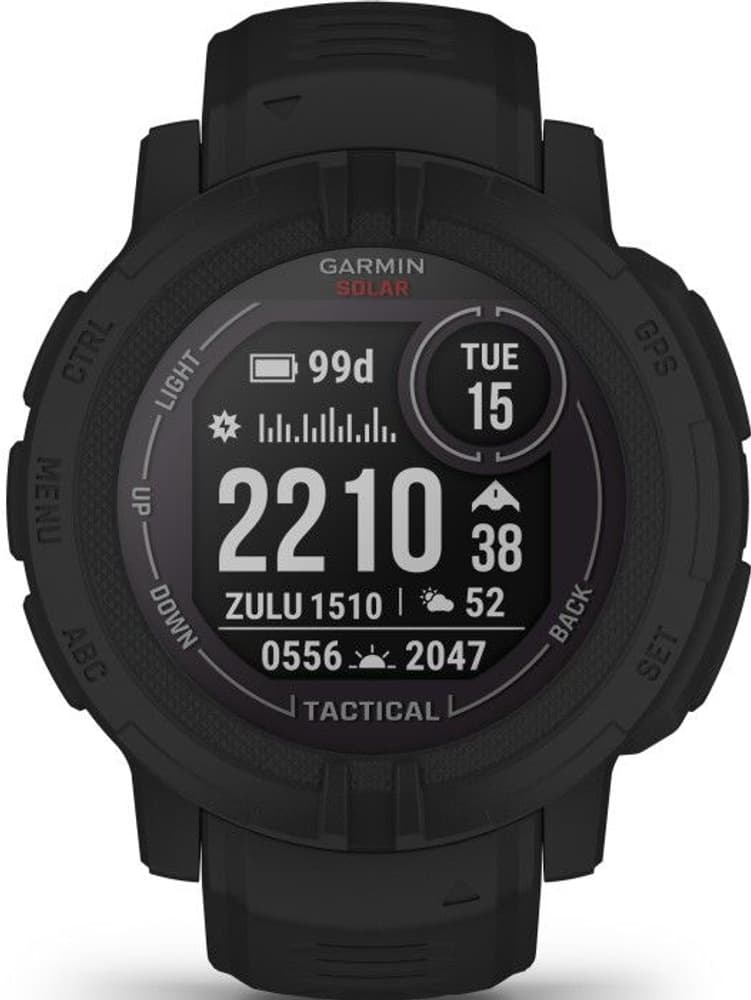 Instinct 2 Solar Tactical Edition Black, view: 1