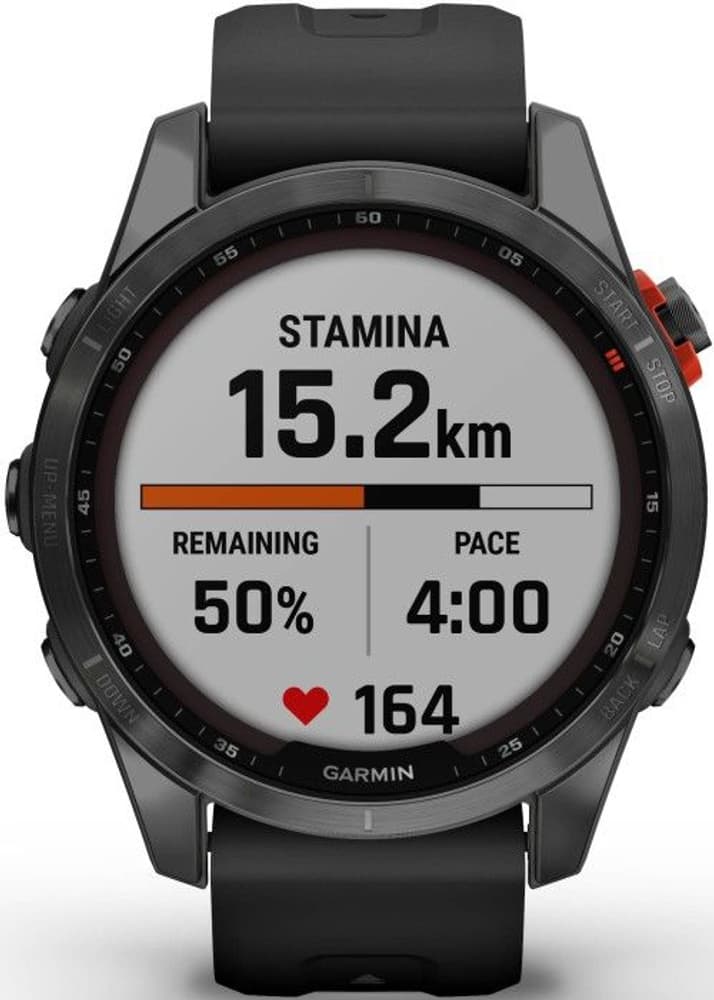 Fenix 7S Solar Slate Gray with Black Band, view: 6