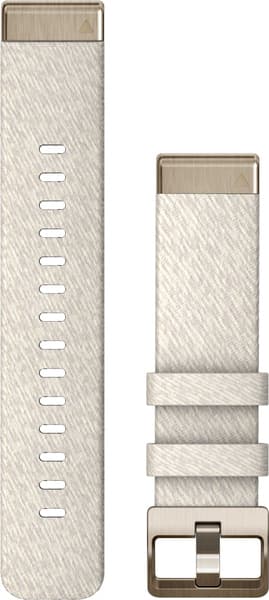 QuickFit 20 mm Cream Heathered Nylon Band, view: 0