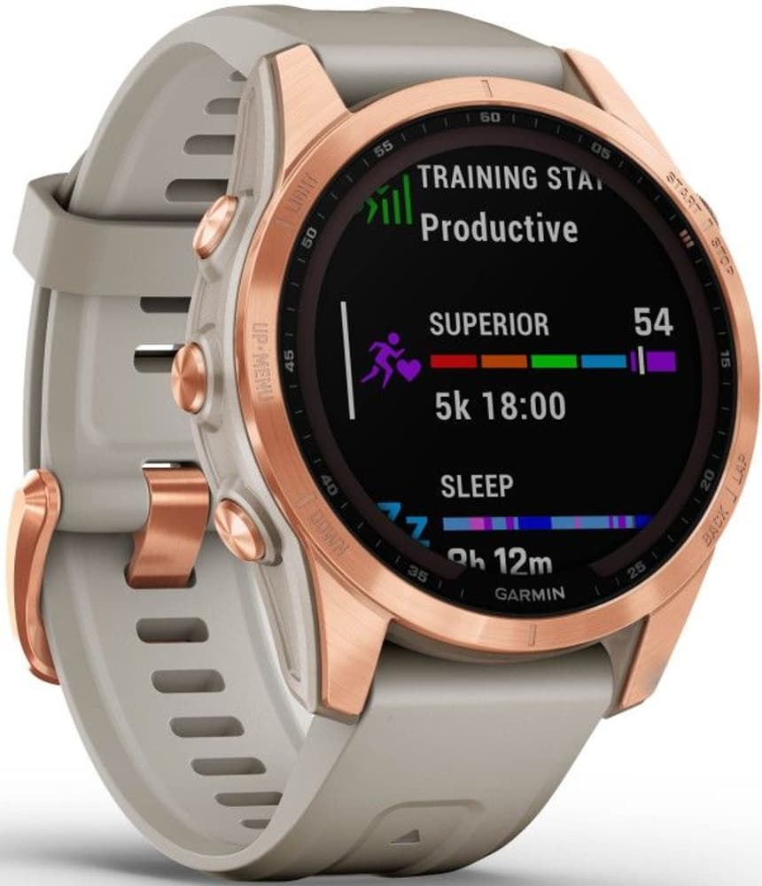 Fenix 7S Solar Rose Gold with Lt Sand Band, view: 2