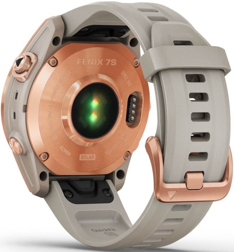 Fenix 7S Solar Rose Gold with Lt Sand Band, view: 4