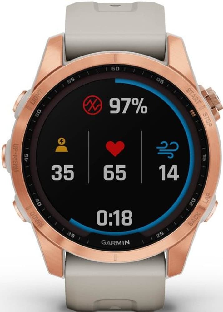 Fenix 7S Solar Rose Gold with Lt Sand Band, view: 0