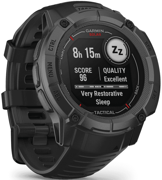 Instinct 2X Solar Tactical Edition Black, view: 5