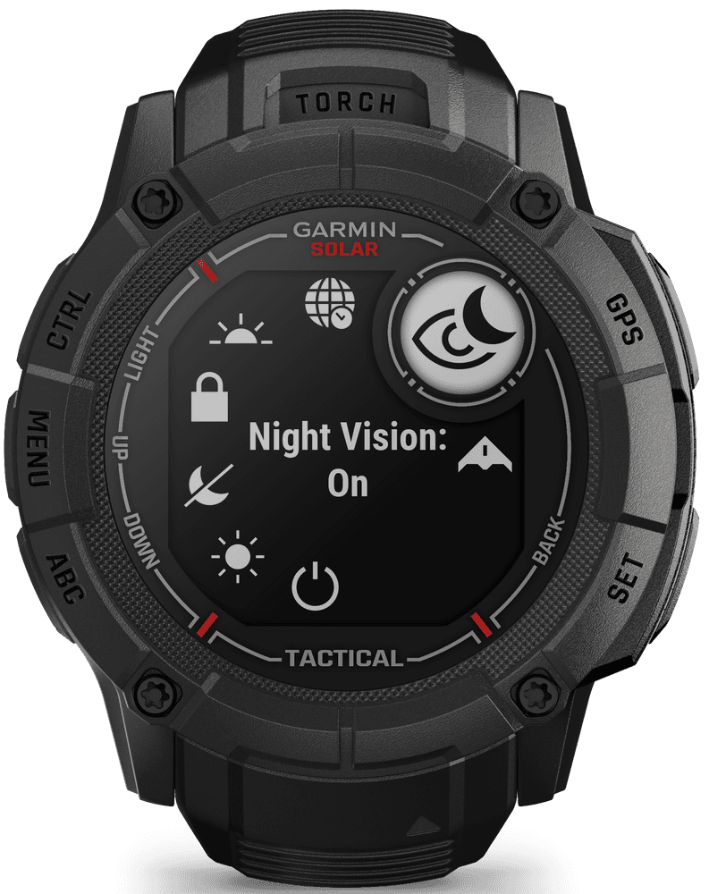 Instinct 2X Solar Tactical Edition Black, view: 6