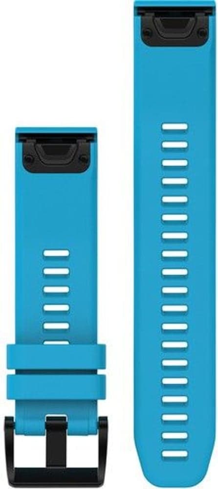 QuickFit 22 mm Armband Cirrusblå Silikon, view: 1