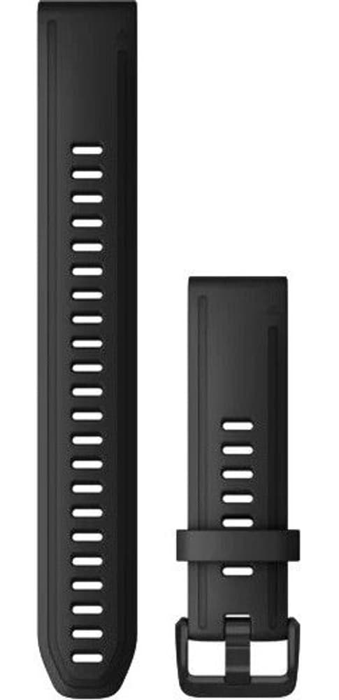 QuickFit 20 mm Armband Black Silicone Large, view: 0