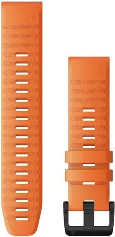QuickFit 22 mm Armband Ember Orange Silikon, view: 0