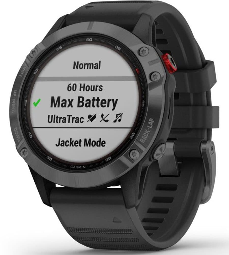 Fenix 6 Pro Solar Slate Gray with Black Band, view: 1