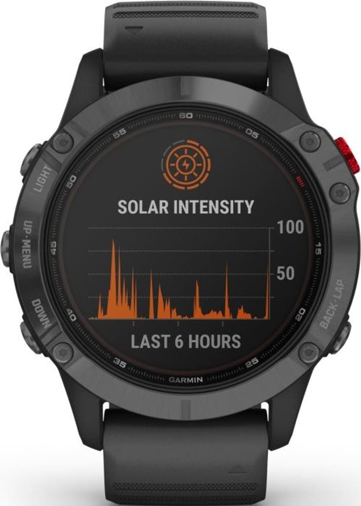 Fenix 6 Pro Solar Slate Gray with Black Band, view: 2