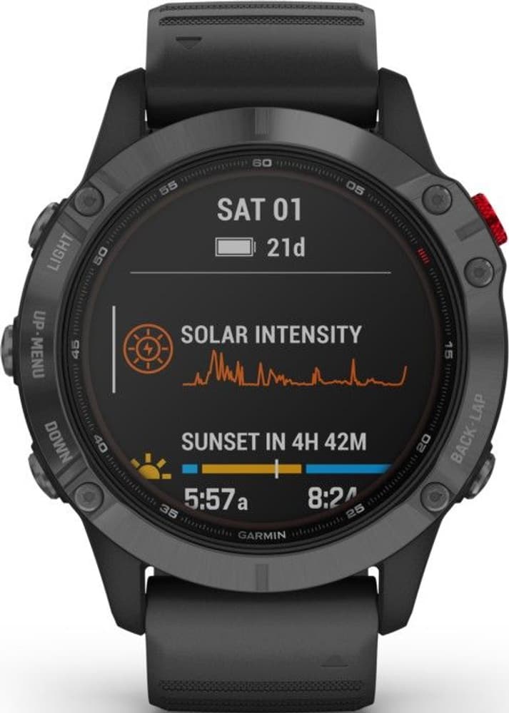 Fenix 6 Pro Solar Slate Gray with Black Band, view: 3