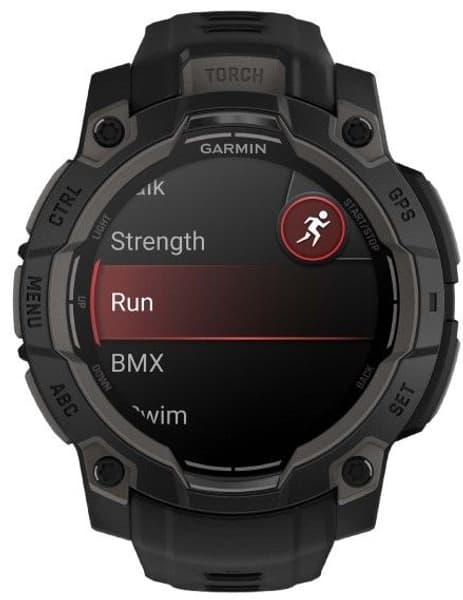 Instinct 3 45 mm AMOLED Svart med Svart Armband, view: 1