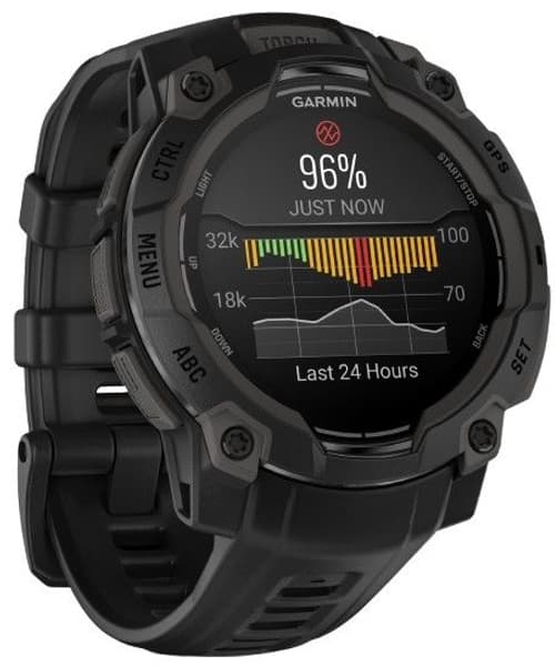 Instinct 3 45 mm AMOLED Svart med Svart Armband, view: 5