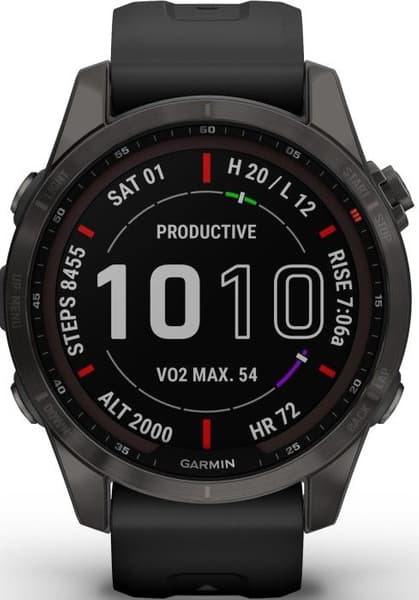 Fenix 7S Sapphire Solar Carbon Gray Titanium, view: 0